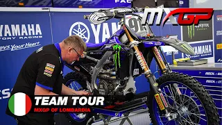 Team Tour | Monster Energy Yamaha Factory MXGP | MXGP of Lombardia 2021 #Motocross