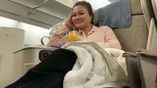 Airbus A380 Business Class With Asiana Airlines LAX - ICN