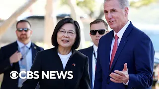 Taiwan's president meets with House Speaker Kevin McCarthy despite threats from China