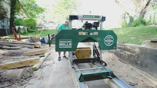 Milling red oak with the Woodland Mills HM126 14hp