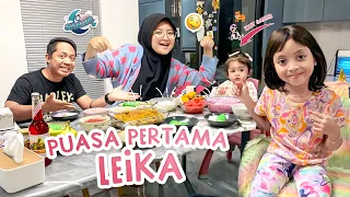 MENU SAHUR PERTAMA LEIKA DAN BUNDA 😍 YUK BELAJAR PUASA RAMADHAN BARENG LEIKA!