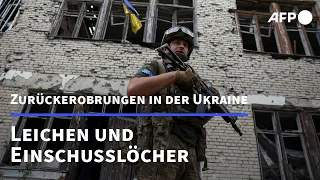 Tod und Zerstörung in zurückerobertem Dorf in der Südostukraine | AFP