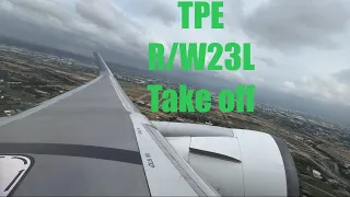 台北桃園 R/W23L Take off JAL 767-300ER