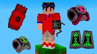 APENAS UM BLOCO DOS NOVOS OMNITRIX NO BEN 10 MINECRAFT!