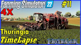 FS22 Timelapse, Thuringia 4x #11: Sugar Beet Time!