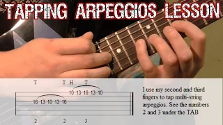 Guitar Tapping Lesson | Arpeggios