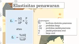 MATERI EKONOMI KELAS 10 (MENGHITUNG KOEFISIEN ELASTISITAS PERMINTAAN DAN PENAWARAN)