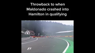 When Maldonado crashed into Hamilton in Quali