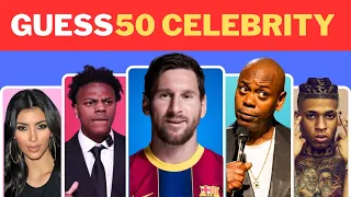 Guess the Celebrity in 5 Seconds | 50 Best Famous People in 2024