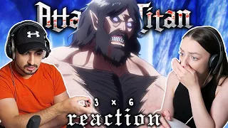 Attack on Titan 3x6 REACTION! | "Sin"