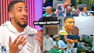 The Real Story of Giannis Flipping Out Over the Game Ball | Tyrese Haliburton