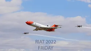 RIAT Airshow 2022 Friday Fun - Typhoon, 727, C27, Spitfire, F18, Plane Spotting boeing airbus flight
