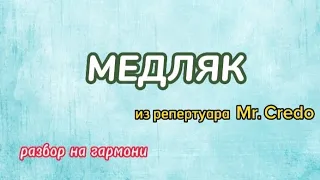 РАЗБОР НА ГАРМОНИ || МЕДЛЯК || MR CREDO || НИКОЛАЙ ГОЛОВИНОВ