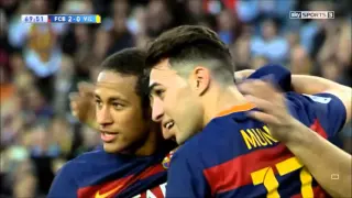 Barcelona V Villarreal All Goals (8th November 2015) English Commentary 1080p