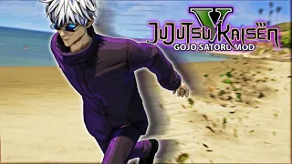 How fast is Gojo? GTA 5 Gojo Satoru MOD (Jujutsu Kaisen)