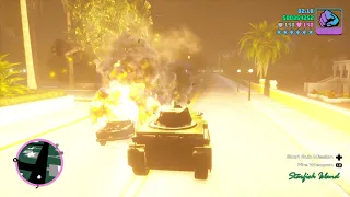 Grand Theft Auto Vice City Definitive Edition - Rhino Tank Rampage + 6 Stars