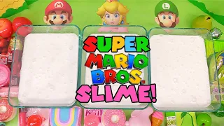 Super Mario Bros THE MOVIE! Slime Mixing Wacky Ingredients In White Slime!