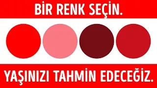 ZİHİNSEL YAŞINIZI ORTAYA ÇIKARACAK BİR RENK TESTİ