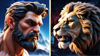 Hercules Vs Nemean Lion | AI Animation