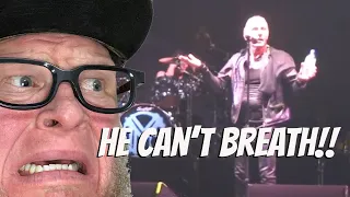 Watch Bruce Dickinson Struggle To Perform With Toxic Fumes In The Air!