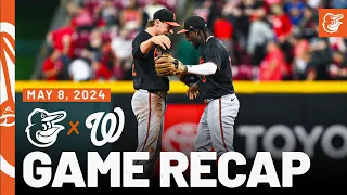 Orioles vs. Nationals Game Highlights (5/8/24) | MLB Highlights