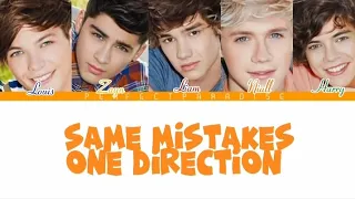 SAME MISTAKES - ONE DIRECTION (COLOUR CODED LYRICS)