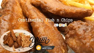 The Best Crispy Fish & Chips | Fish & Chips Restaurant Style | Easy Recipe #fishandchips #fish