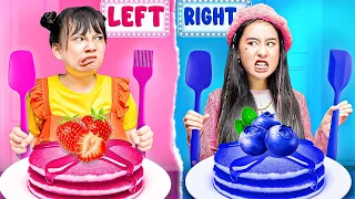 Baby Doll Will Choose Left Or Right? Blue Cake Vs Red Cake Challenge