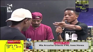 Toxic Fuvu na Bars Writer uso kwa uso kwenye rap battle ya FNL.