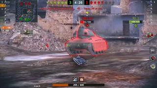 World of Tanks Blitz - KV1 1.900 damage, 4kills