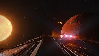 Elite Dangerous: Fleet Carrier Jump from the bridge