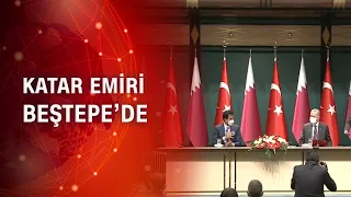 Cumhurbaşkanı Erdoğan ve Katar Emiri El Sani ikili anlaşmaları imzaladı