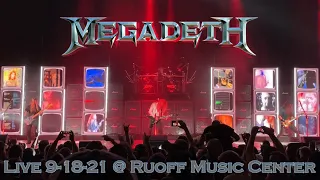 MEGADETH Live @ Ruoff Music Center FULL CONCERT 9-18-21 Metal Tour Of The Year Noblesville IN 60fps