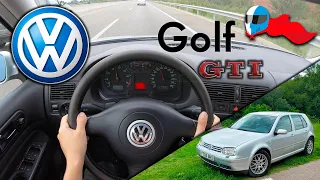 2002 Volkswagen Golf IV GTI 1.8T (110kW) POV 4K[Test Drive Hero] #75 ACCELERATION,ELASTICITY,DYNAMIC