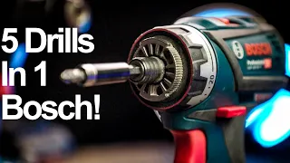 5 DRILLS IN 1 - THE BEST DRILL DRIVER I'VE SEEN - Bosch GSR 18v Flexi Click