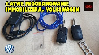Jak zaprogramować nowy kluczyk (immobilizer) do samochodów VAG: VW, Audi, Seat, Skoda. Golf IV key.