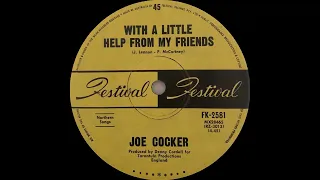 1968: Joe Cocker - With A Little Help From My Friends - mono 45