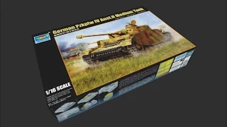 Trumpeter 1/16 German Pzkpfw IV Ausf.H Medium Tank Scale Model Review