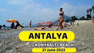 Antalya Konyaalti Beach 21 Haziran 2022 #antalya #turkey #konyaaltı #beach #liman