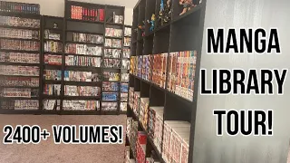 Tour My Manga Library! HUGE 2400+ Volume Manga Collection!