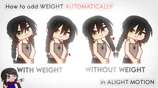 How to Automatically ADD WEIGHT to HAIR in Alight Motion | Tutorial [Premium]