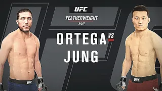 UFC Fight Night | Brian Ortega vs The Korean Zombie | Full Fight Highlights | UFC 4 Gameplay