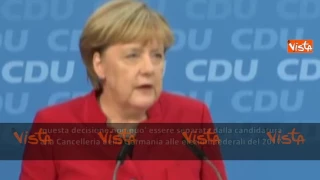 Merkel annuncia: "Mi candido per il quarto mandato di Cancelliera" / SOTTOTITOLI