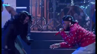 Brandy grammys performance with burna boy and 21 savage