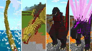 แจก+รีวิว แอดออนชิน ก็อดซิลล่า สุดโหด!! ใน Minecraft มือถือ | Shin Godzilla Addon Minecraft PE