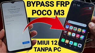 How to Bypass Frp Poco M3 Forgot Google Miui 12 Account Free Without a Computer