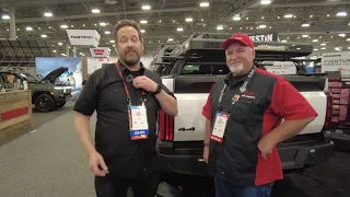 New! Go Rhino Racks & Safari basket at SEMA Show with Chris from C&H Auto Accessories #754-205-4575