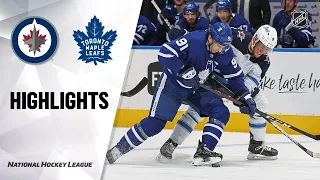 Jets @ Maple Leafs 3/13/21 | NHL Highlights