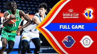 Australia v Chinese Taipei | Full Game - FIBA Basketball World Cup 2023 - Asian Qualifiers