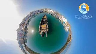 Mini boat tour around Naousa port /Paros - 360 camera | Don Blue Yachting | Mykonos - Paros - Athens